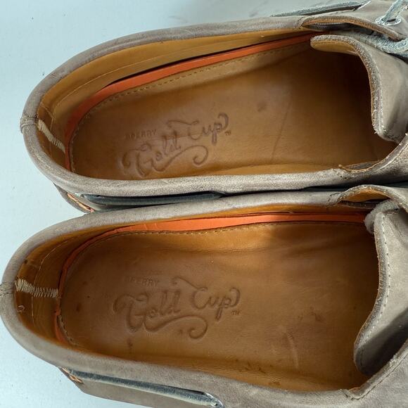 Sperry Authentic Original Boat Shoes Men's 11.5 Brown Leather Slip-on Moc Toe - Picture 9 of 10